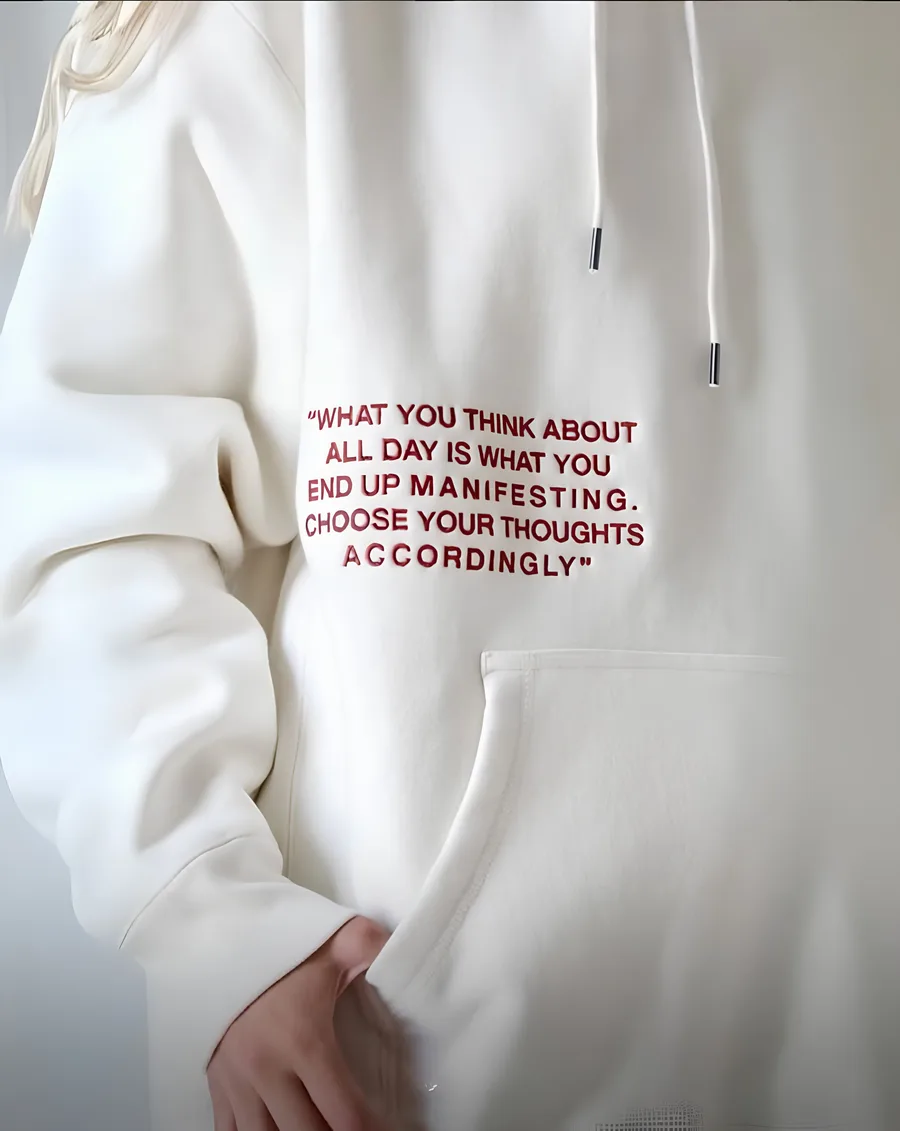 Quote Message Hoodie